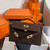 Hermès Kelly Pochette Chocolate Doblis Suede Bag