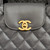 Chanel Small Kelly Shopper Grey Shiny Aged Calfskin Brushed Gold Hardware