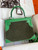Hermes Special Order Bamboo/Etoupe/Olive Kelly 28 Lace Bag Everolour/Togo/Suede and Swift Leather