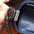 CHANEL Navy Blue Quilted Leather LE BOY with Silver HW