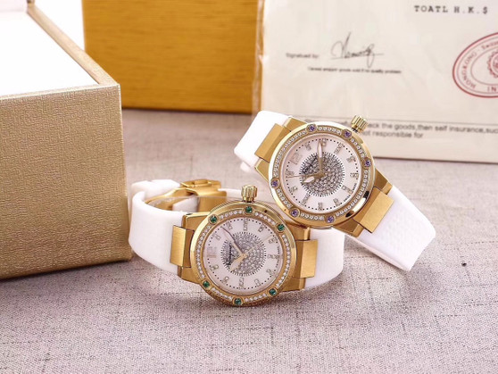 With Green sapphires or Purple sapphires