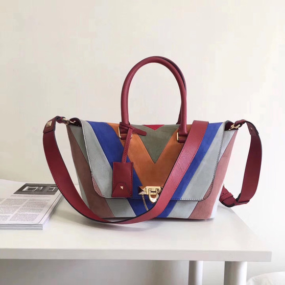 Valentino DEMILUNE SMALL DOUBLE HANDLE BAG