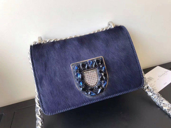 Christian Dior Diorama Club bag with horse hair VIP Exclusive edition