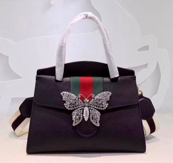 GucciTotem medium top handle bag Black GucciTotem medium top handle bag Black