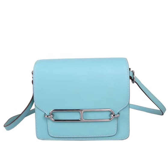 Hermes  23 3P Blue Atoll Sac Roulis Bag 
