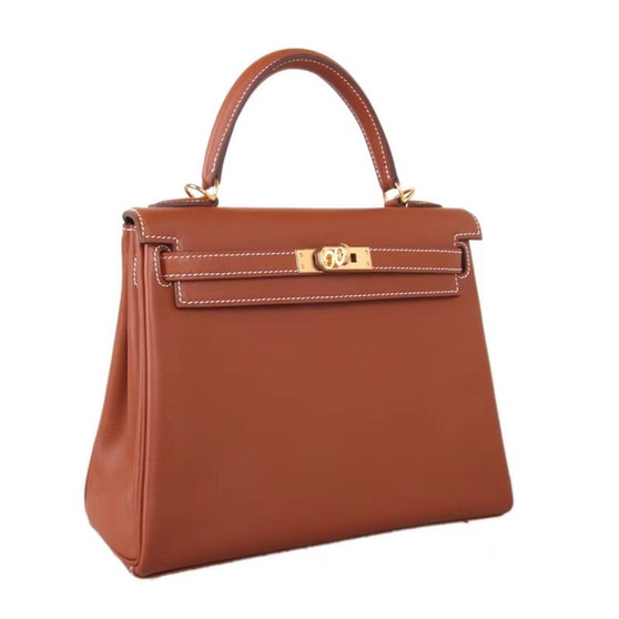 Hermes Gold Kelly 25 cm Swift Gold Hardware