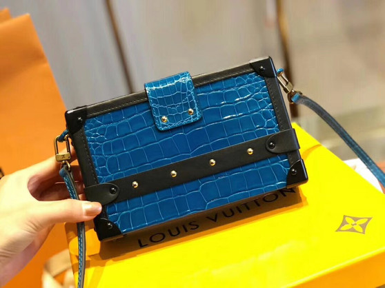 Louis Vuitton PETITE MALLE N93808 Bleu  Louis Vuitton PETITE MALLE N93808 Bleu