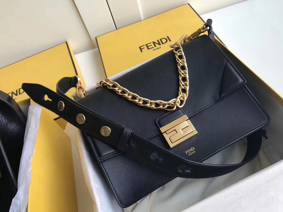 Fendi KAN U LARGE Black 