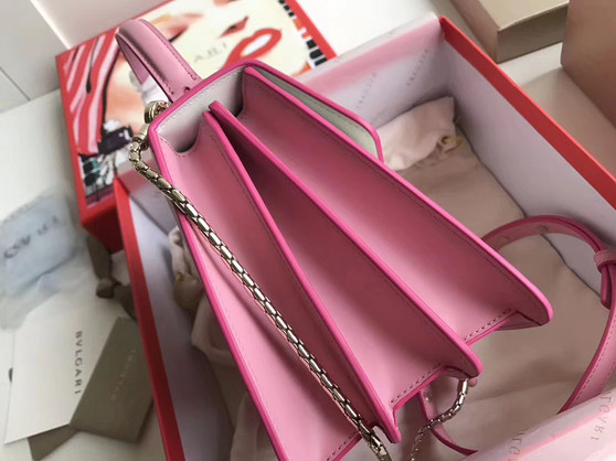 BVLGARI Limited Edition Serpenti Forever leather shoulder bag Pink  BVLGARI Limited Edition Serpenti Forever leather shoulder bag Pink