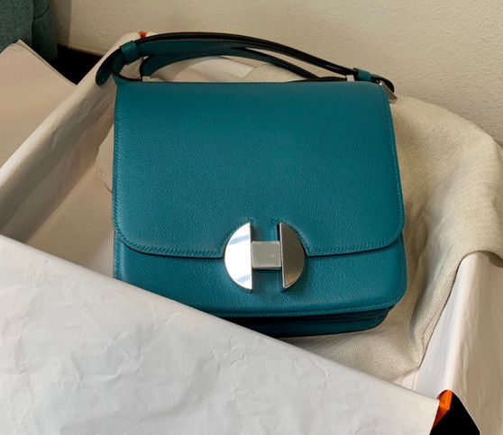 Hermes 2002 Bag 7F Bleu Paon