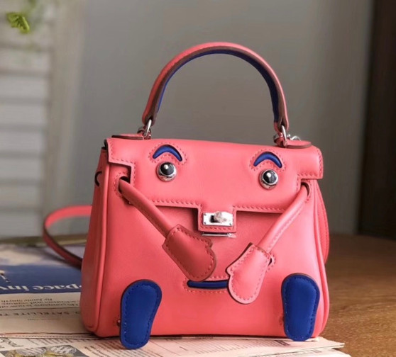 Hermes Quelle Idole Kelly Doll Bag Pink Swift Palladium Hardware Hermes Quelle Idole Kelly Doll Bag Pink Swift Palladium Hardware