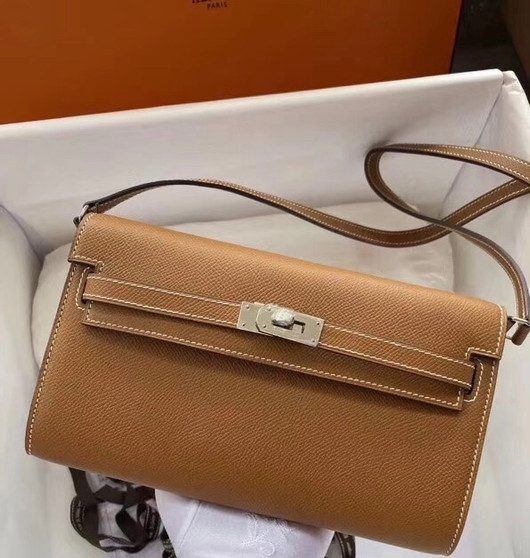 Hermes Kelly Wallet to Go Gold EPSOM PHW Hermes Kelly Wallet to Go Gold EPSOM PHW