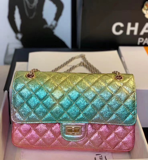 Chanel Metallic Goatskin 2.55 Handbag