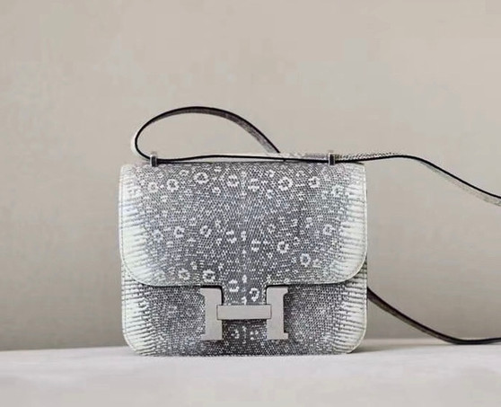 Hermes Constance 18 Ombre Lizard Palladium Hardware  Hermes Constance 18 Ombre Lizard Palladium Hardware