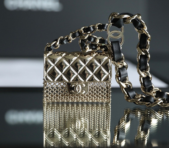 Chanel metal bag belt 