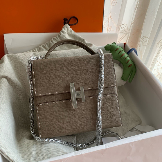 Hermes Cinhetic bag Etoupe  Hermes Cinhetic bag Etoupe