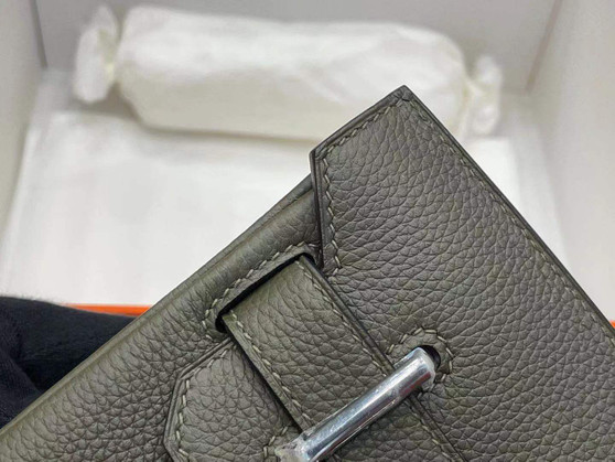 Hermes Kelly HAC A Dos Bag Olive Togo Leather Palladium Hardware 2022