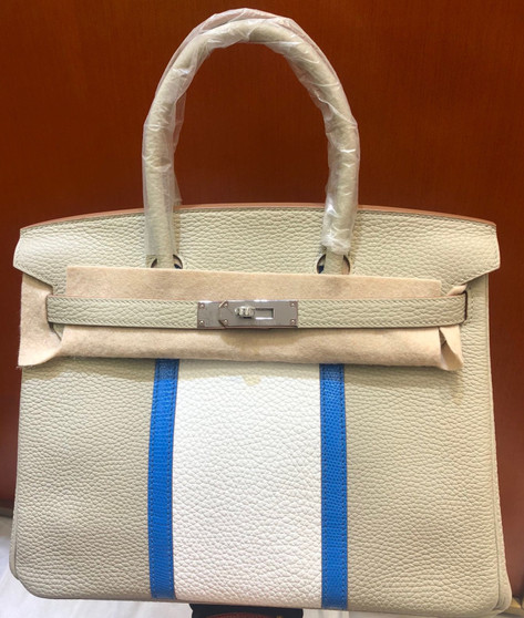 Hermès Birkin 30 White Club Bag PHW