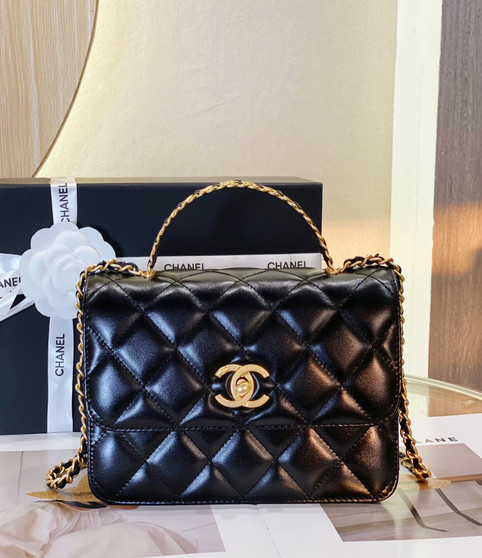 Chanel SS2023 Pre-Collection SMALL FLAP BAG WITH TOP HANDLE