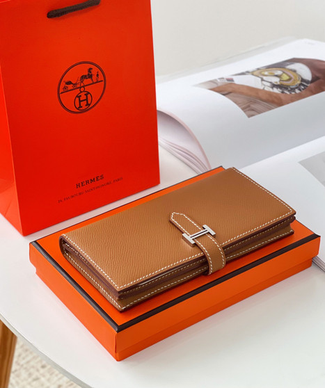 Hermes Bearn wallet  Gold Epsom