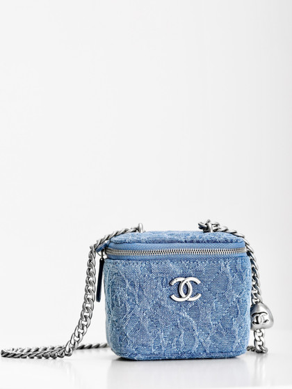 Chanel CLUTCH WITH CHAIN DENIM SS2023