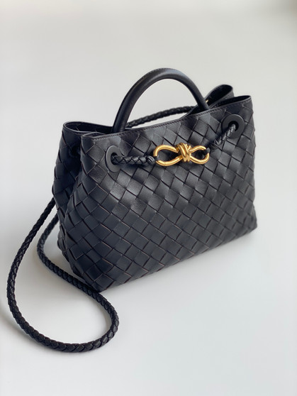 Bottega  Veneta Small Andiamo Bag Black