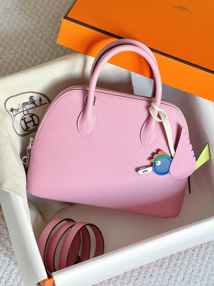 Hermes Bolide 1923 mini bag Mauve Sylvester  Hermes Bolide 1923 mini bag Mauve Sylvester