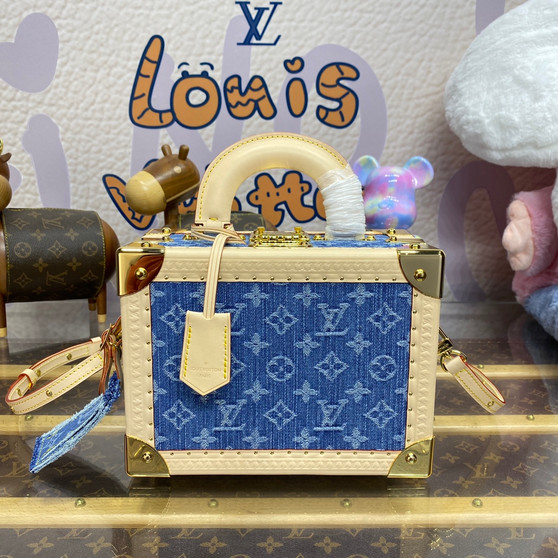 Louis Vuitton M24161 Petite Valise Denim Blue