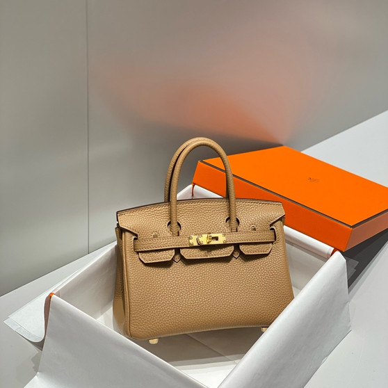 Hermès Birkin 20  Chai Togo Leather Gold Hardware