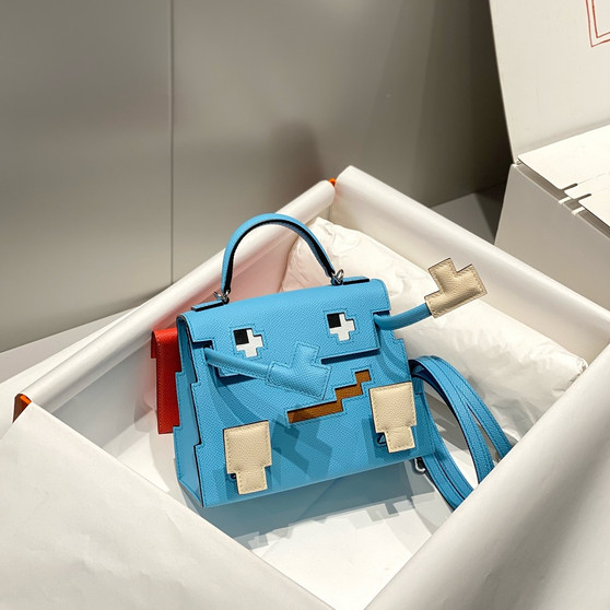 Hermes Kellydole Picto Blue Ciel（Kelly Idole Doll Bag 2022 ）