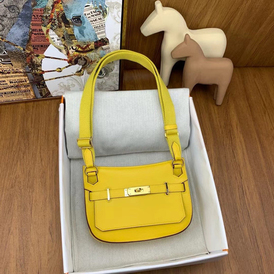 Hermès Jypsiere Mini Jaune de Naples Swift Gold Hardware