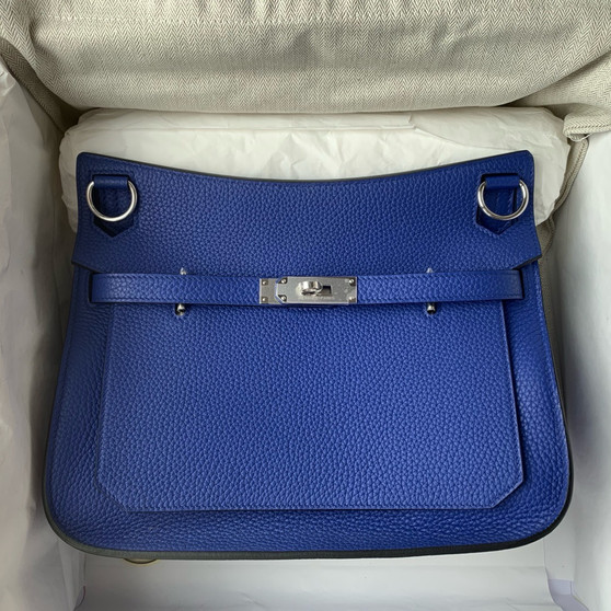 Hermes Blue Royal Jypsiere 28 bag