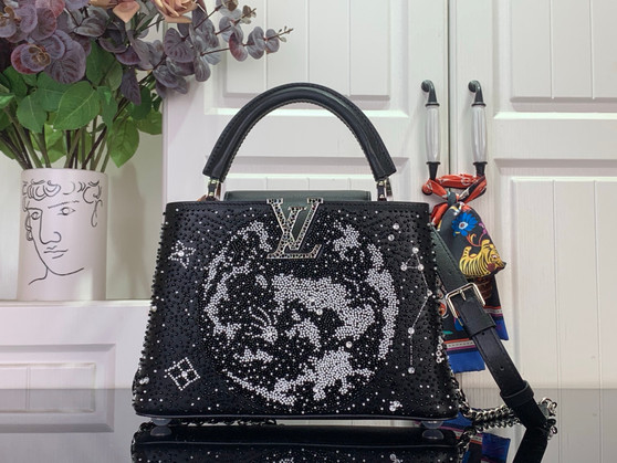Louis Vuitton Capucines BB: Starry Night Constellation (Strass)