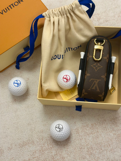 Louis Vuitton Black Monogram Andrews Golf Kit (GI0826)