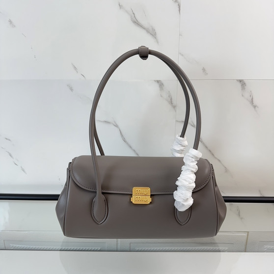 Miu Miu Padded Calfskin Baguette Shoulder Bag 5BD265 28cm - I