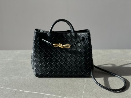 Bottega Veneta Small Andiamo - Black