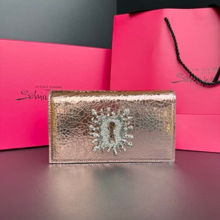 Schiaparelli Serrure Clutch Black Chain