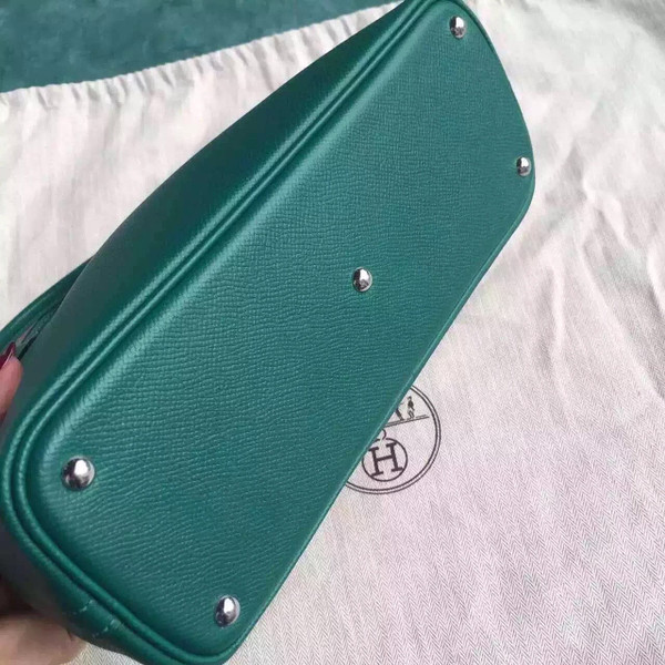 Hermes  Z6 Malachite Green Bolide 27cm Bag Epsom Leather