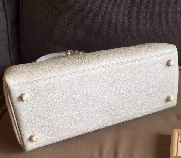 Hermes Cream Kelly 28 cm Togo Gold Hardware