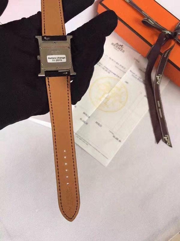 Hermes H Hour Watch with gemstone