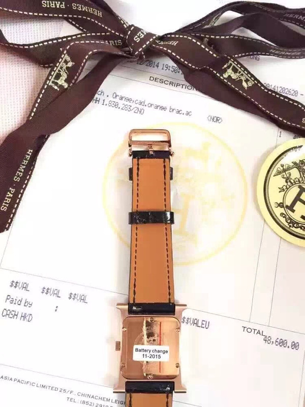Hermes H Hour Watch with gemstone