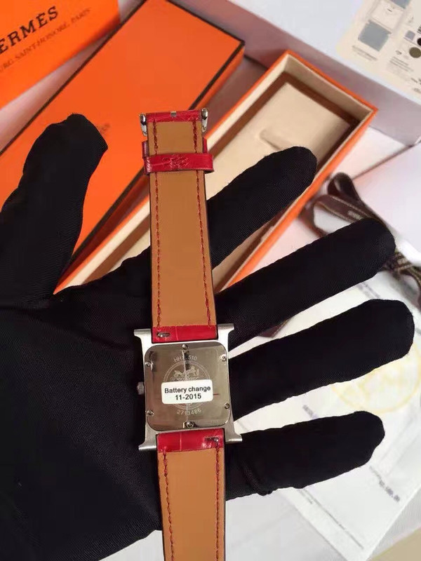 Hermes H Hour Watch with gemstone