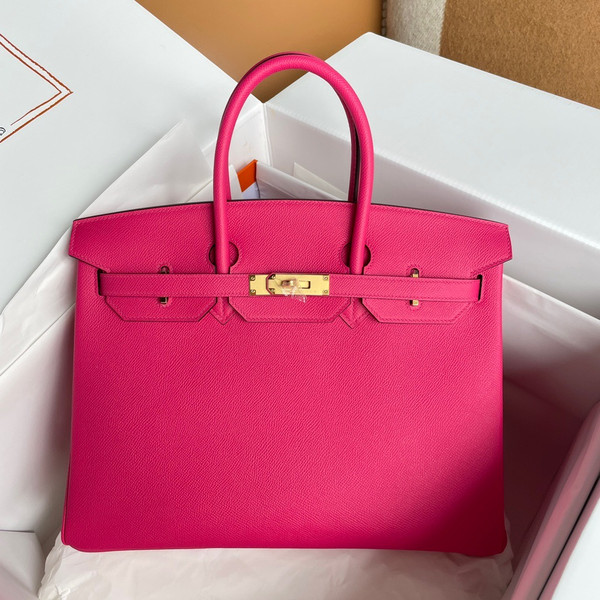 Hermès P9 Anemone Birkin 35 cm Epsom Leather Gold Hardware