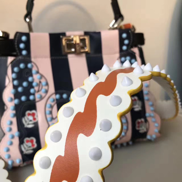 Fendi PEEKABOO Multicolored canvas bag Code: 8BN2449GPF09DE