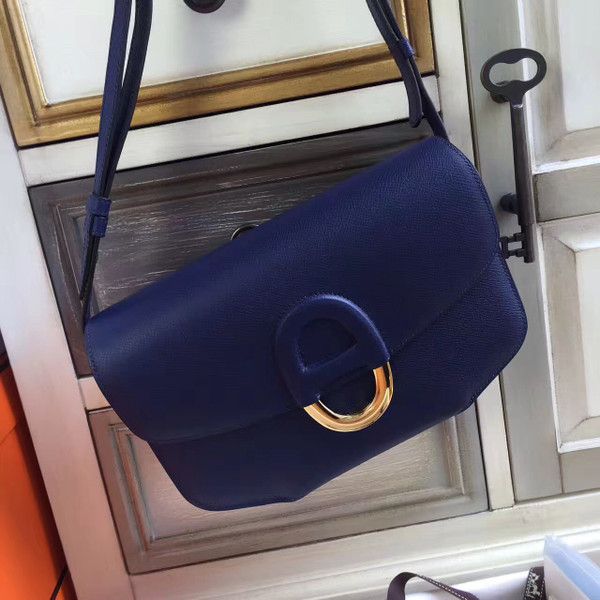 Hermes Cherche-Midi 25 Dark Blue