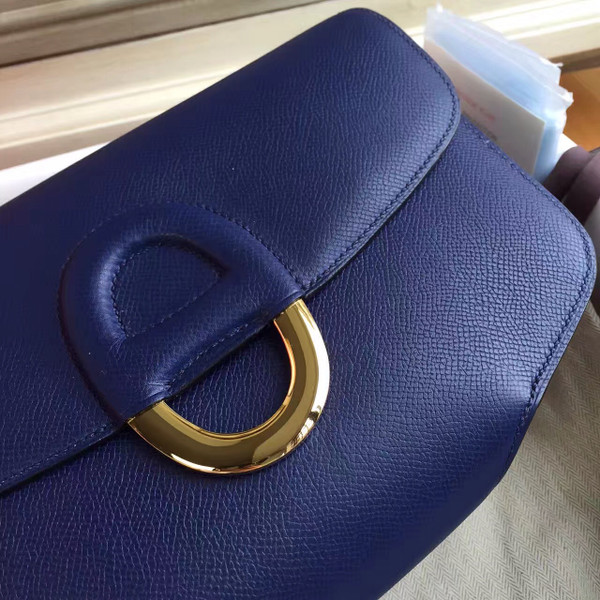 Hermes Cherche-Midi 25 Dark Blue