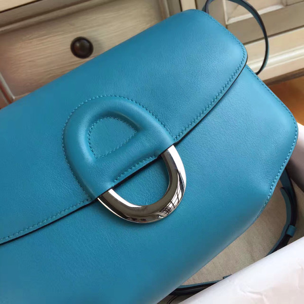 Hermes Cherche-Midi 25 Turquoise