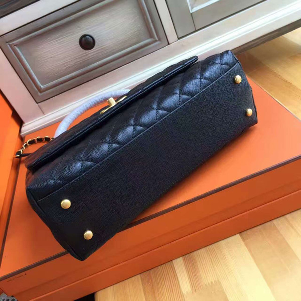 Chanel Coco Handle Bag with Lizard Handle Style Code A92992