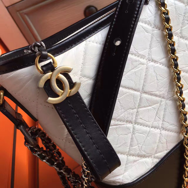 Chanel's Gabrielle Hobo Bag Black/White A93824