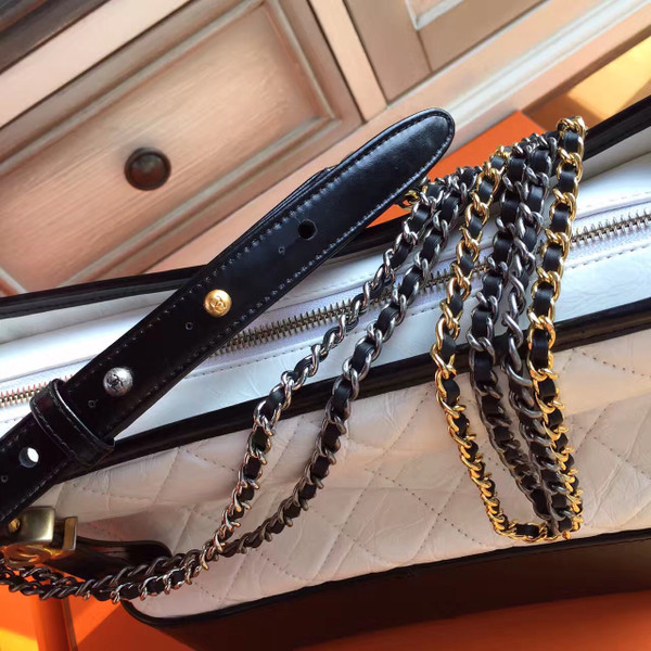 Chanel's Gabrielle Hobo Bag Black/White A93824